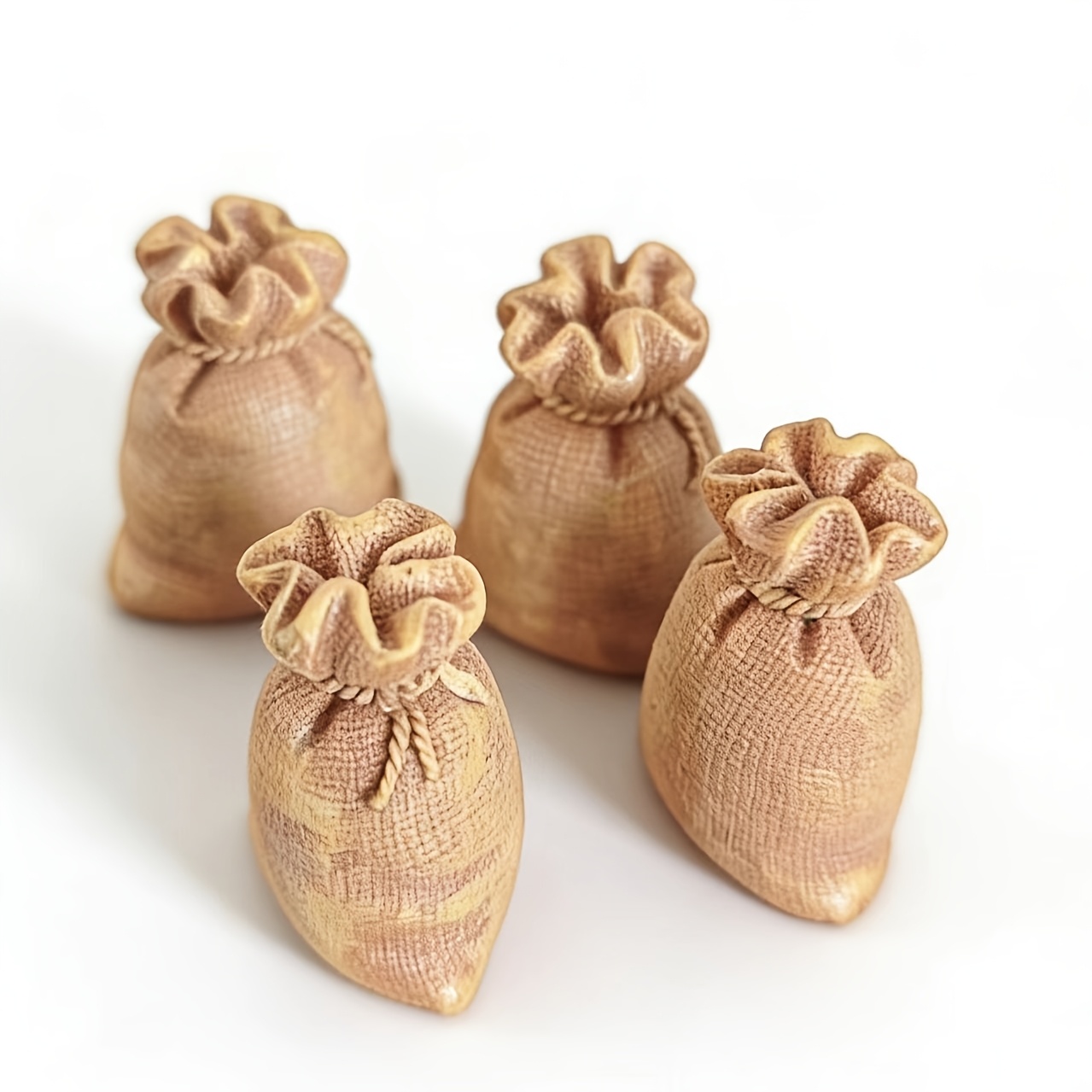 Set of 4 Creative Linen Miniature Landscape Models